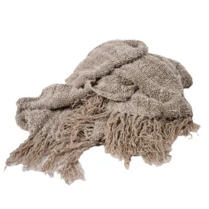 Wabi Throw in 100% Recycled Linen, Natural | 170x130cm | Eadie Lifestyle by null, a Throws for sale on Style Sourcebook