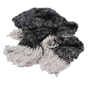 Wabi Throw in 100% Recycled Linen, Black | 170x130cm | Eadie Lifestyle by null, a Throws for sale on Style Sourcebook