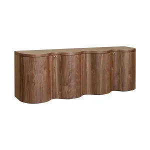 Jaya 2.15m Buffet Unit - Light Walnut by Interior Secrets - AfterPay Available by Interior Secrets, a Sideboards, Buffets & Trolleys for sale on Style Sourcebook
