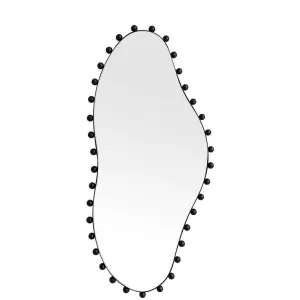 Lyon Wall Mirror Black - 50cm x 104cm by null, a Mirrors for sale on Style Sourcebook
