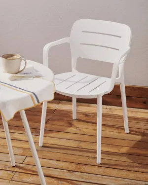 Morella stackable outdoor chair in white by null, a Outdoor Chairs for sale on Style Sourcebook