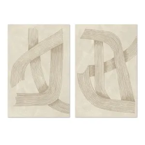 Line, Style A & B, Set Of 2 by Gioia Wall Art, a Prints for sale on Style Sourcebook