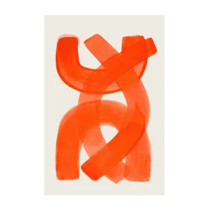 Orange Strokes by Gioia Wall Art, a Prints for sale on Style Sourcebook