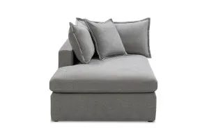 Haven Modular Chaise Left Arm, Grey, by Lounge Lovers by Lounge Lovers, a Sofas for sale on Style Sourcebook