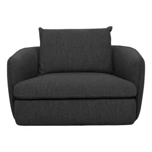 Nest Swivel Armchair in Het Charcoal by OZ Design, a Chairs for sale on Style Sourcebook