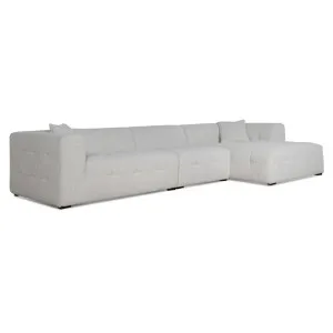 Almira 4 Seater Right Chaise Sofa - Pearl Boucle - Last one by Interior Secrets - AfterPay Available by Interior Secrets, a Sofas for sale on Style Sourcebook