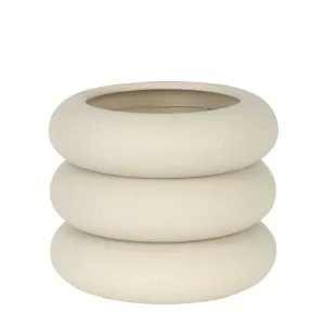Little Fatty Pot Small Sand by Florabelle Living, a Plant Holders for sale on Style Sourcebook