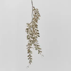 Glitter Leaf and Crystal Drop Hanging Ornament by Florabelle Living, a Christmas for sale on Style Sourcebook