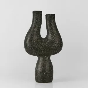 Moore Vase Tall Charcoal by Florabelle Living, a Decorative Accessories for sale on Style Sourcebook