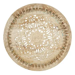 Jaipur Round Carved Panel by Florabelle Living, a Decorative Accessories for sale on Style Sourcebook