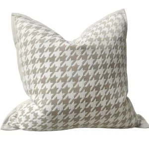 RESTOCK SOON - Houndstooth Cushion 50cm Square by null, a Cushions, Decorative Pillows for sale on Style Sourcebook