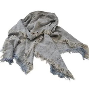 Bled French Linen Fringed Edge Massive Throw 140x220cm by null, a Cushions, Decorative Pillows for sale on Style Sourcebook