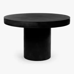 Sola Black Concrete Round Dining Table by null, a Dining Tables for sale on Style Sourcebook