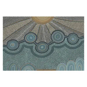 Under The Sun, Muted Teal Colour by Gioia Wall Art, a Prints for sale on Style Sourcebook