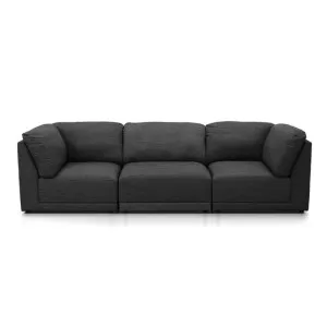 Amelia Modular Sofa Isla Warm Charcoal - 3 Piece by null, a Sofas for sale on Style Sourcebook