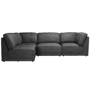 Amelia Modular Sofa Isla Warm Charcoal - 4 Piece by null, a Sofas for sale on Style Sourcebook