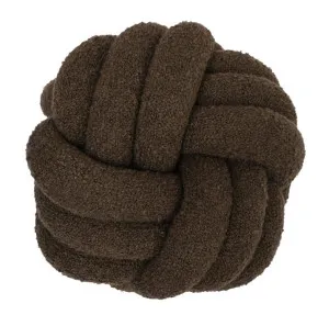 Circ Knot Cushion Khaki Round - 30cm by null, a Cushions, Decorative Pillows for sale on Style Sourcebook
