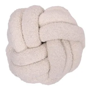 Circ Knot Cushion Natural Round - 30cm by null, a Cushions, Decorative Pillows for sale on Style Sourcebook