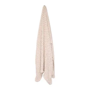 Huxley Throw Natural - 170cm x 130cm by null, a Throws for sale on Style Sourcebook