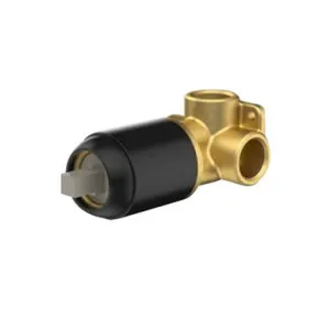 Luna Bath/Shower Mixer Inwall Body Kit | Made From Brass In Black By Caroma by Caroma, a Bathroom Taps & Mixers for sale on Style Sourcebook