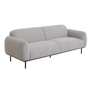 Igor 3 Seater Fabric Sofa - Speckled Grey by Interior Secrets - AfterPay Available by Interior Secrets, a Sofas for sale on Style Sourcebook