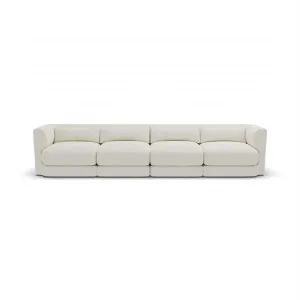 Santa Monica Modular Sofa Boucle Ivory - 4 Seater by null, a Sofas for sale on Style Sourcebook