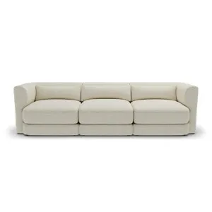 Santa Monica Modular Armless Sofa Ovis Ecru White - 3 Seater by null, a Sofas for sale on Style Sourcebook