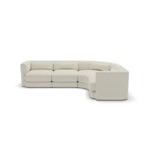 Santa Monica Modular Corner Sofa Ovis Ecru White - 4 Seater by null, a Sofas for sale on Style Sourcebook
