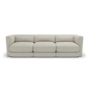 Santa Monica Modular Armless Sofa Boucle Pumice - 3 Seater by null, a Sofas for sale on Style Sourcebook