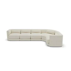 Santa Monica Modular Corner Sofa Ovis Ecru White - 5 Seater by null, a Sofas for sale on Style Sourcebook
