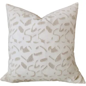 Alaine Linen Cotton Cushion 55cm Square - Off White | Natural by null, a Cushions, Decorative Pillows for sale on Style Sourcebook