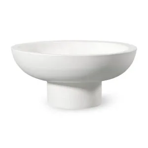 Ursula Decorative Bowl White - 32cm x 15cm by null, a Decor for sale on Style Sourcebook