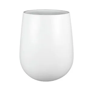 Brooklyn Fiberstone Planter White - 37cm x 50cm by null, a Plant Holders for sale on Style Sourcebook