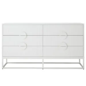 Havasa Dresser White - 6 Drawer by null, a Dressers & Chests of Drawers for sale on Style Sourcebook