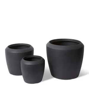 Malik Planter Set of 3 - 34 x 34 x 31cm by null, a Baskets, Pots & Window Boxes for sale on Style Sourcebook