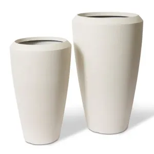 Malik Tall Planter Set of 2 - 48 x 48 x 70cm by null, a Baskets, Pots & Window Boxes for sale on Style Sourcebook