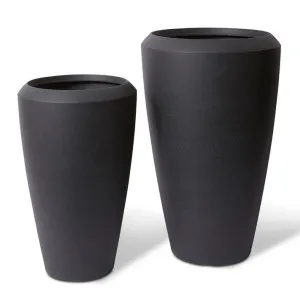 Malik Tall Planter Set of 2 - 48 x 48 x 70cm by null, a Baskets, Pots & Window Boxes for sale on Style Sourcebook