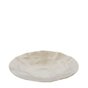 Odette Bowl Silver - 40cm x 40cm by null, a Decor for sale on Style Sourcebook