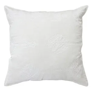 Haveli Cushion White - 50cm x 50cm by null, a Cushions, Decorative Pillows for sale on Style Sourcebook