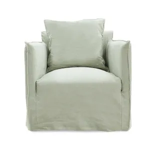 Como Rocker Swivel Chair Linen Oatmeal by null, a Chairs for sale on Style Sourcebook