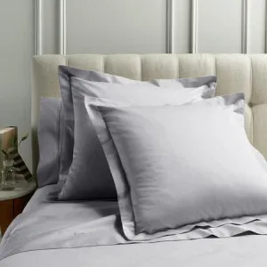 Mille Pillowcase Twin Pack - Silver, European, 1000 Thread Count by Canningvale, a Pillow Cases for sale on Style Sourcebook