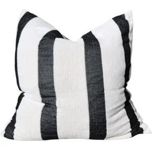 Palma Corduroy Cushion 55cm Square - Off White | Black by null, a Cushions, Decorative Pillows for sale on Style Sourcebook