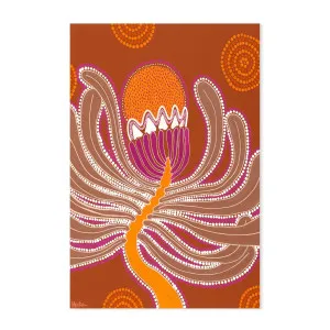 Banksia by Gioia Wall Art, a Aboriginal Art for sale on Style Sourcebook