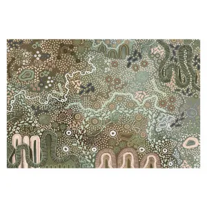 Earth's Gathering, Green Tones by Gioia Wall Art, a Aboriginal Art for sale on Style Sourcebook