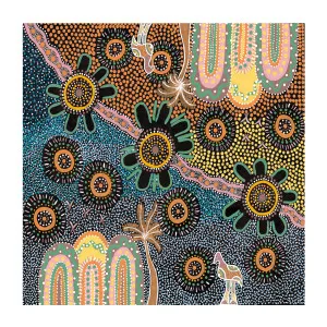 Journey Across Seasons by Gioia Wall Art, a Aboriginal Art for sale on Style Sourcebook