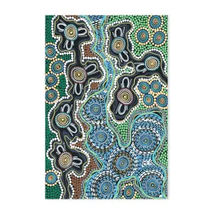 Mens Healing by Gioia Wall Art, a Aboriginal Art for sale on Style Sourcebook