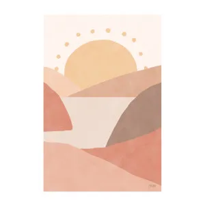 Mountain Sunset Sand by Gioia Wall Art, a Prints for sale on Style Sourcebook
