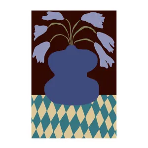 Purple Pottery And Dropping Lily by Gioia Wall Art, a Prints for sale on Style Sourcebook