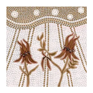 Sturts Desert Peas, Muted Tone by Gioia Wall Art, a Prints for sale on Style Sourcebook