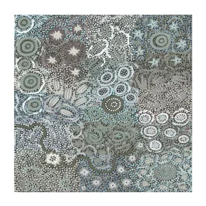 Women's Dancing Ceremony, Blue Tone by Gioia Wall Art, a Aboriginal Art for sale on Style Sourcebook